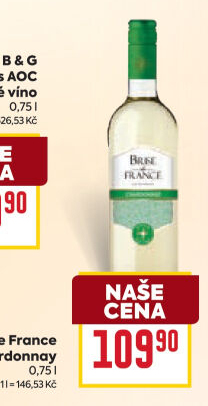 Víno Chardonnay Brise de France