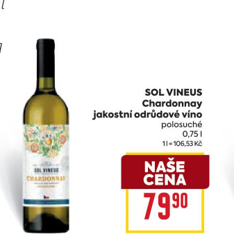 Víno Chardonnay Sol Vineus