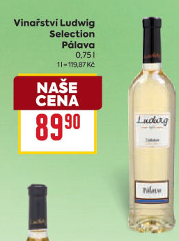 Víno Pálava Selection Vinařství Ludwig