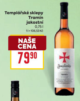 Víno Tramín Templářské sklepy Čejkovice
