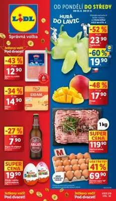 akční leták Lidl 25.8.2025-27.8.2025