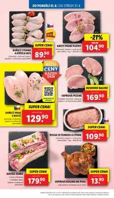 akční leták Lidl 25.8.2025-27.8.2025