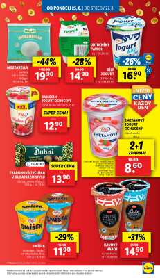 akční leták Lidl 25.8.2025-27.8.2025