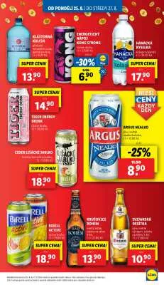 akční leták Lidl 25.8.2025-27.8.2025