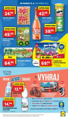 akční leták Lidl 25.8.2025-27.8.2025