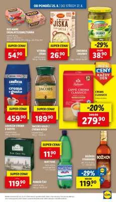 akční leták Lidl 25.8.2025-27.8.2025