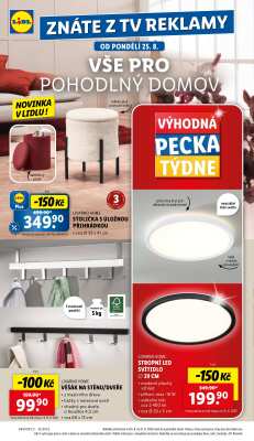 akční leták Lidl 25.8.2025-27.8.2025