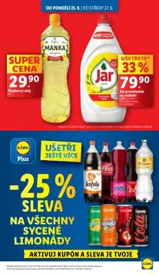 akční leták Lidl 25.8.2025-27.8.2025