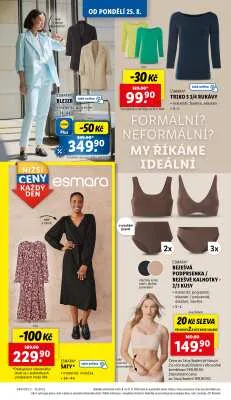 akční leták Lidl 25.8.2025-27.8.2025