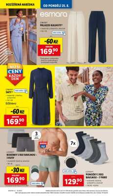 akční leták Lidl 25.8.2025-27.8.2025