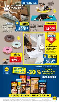 akční leták Lidl 25.8.2025-27.8.2025