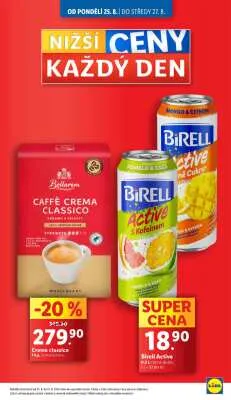 akční leták Lidl 25.8.2025-27.8.2025