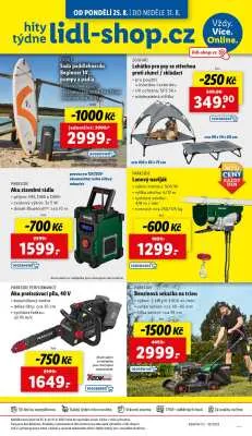 akční leták Lidl 25.8.2025-31.8.2025