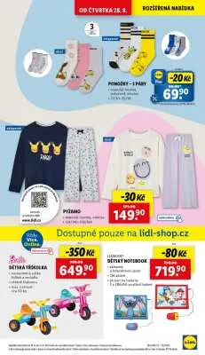 akční leták Lidl 25.8.2025-31.8.2025