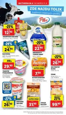 akční leták Lidl 28.8.2025-31.8.2025