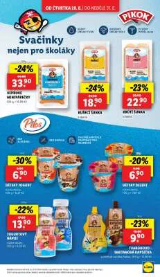 akční leták Lidl 28.8.2025-31.8.2025