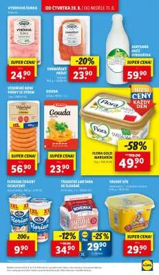 akční leták Lidl 28.8.2025-31.8.2025