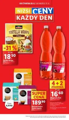 akční leták Lidl 28.8.2025-31.8.2025