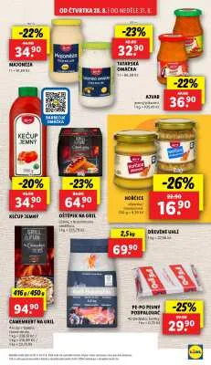 akční leták Lidl 28.8.2025-31.8.2025