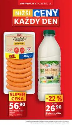 akční leták Lidl 28.8.2025-31.8.2025
