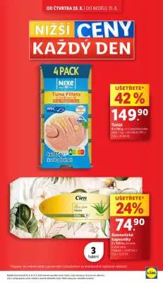 akční leták Lidl 28.8.2025-31.8.2025