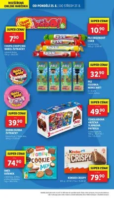 akční leták Lidl 25.8.2025-27.8.2025