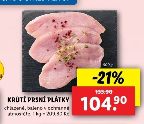 Krůtí prsní řízky
