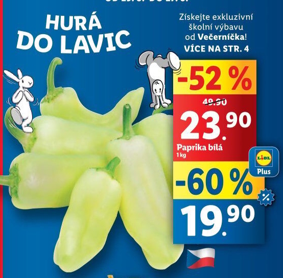 Paprika bílá
