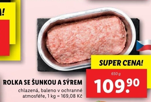 Rolka se šunkou a sýrem