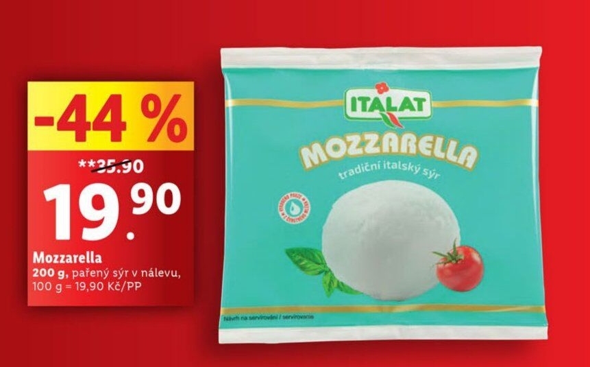 Sýr Mozzarella Italat