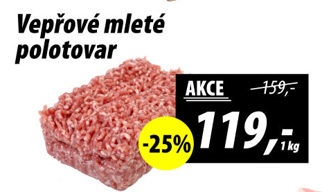 Maso mleté vepřové