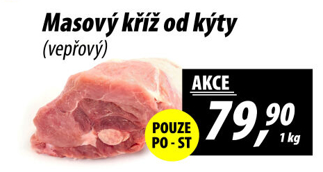 Masový kříž od kýty vepřový
