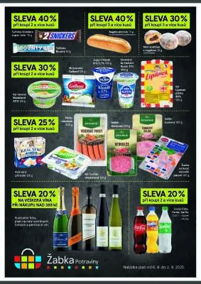 akční leták Žabka 20.8.2025-2.9.2025