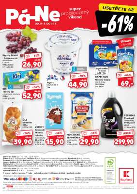 akční leták Kaufland 27.8.2025-2.9.2025
