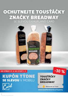 akční leták Kaufland 27.8.2025-2.9.2025