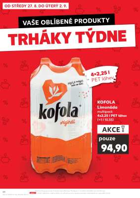 akční leták Kaufland 27.8.2025-2.9.2025