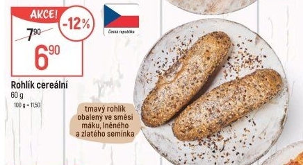 Cereální rohlík