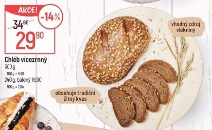 Chléb vícezrnný