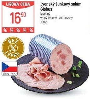 Salám lyonský šunkový Globus