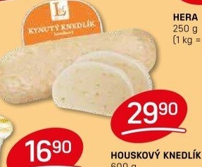 Knedlík houskový kynutý Lef