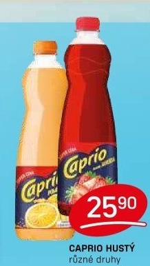 Nápojový koncentrát Caprio hustý