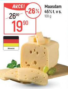 Sýr Maasdamer 45%