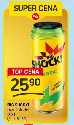 Energetický nápoj Big Shock
