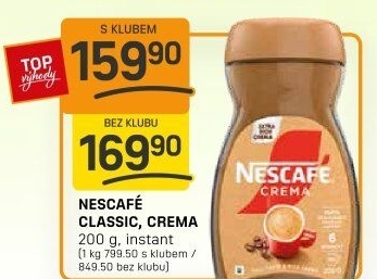 Instantní káva Nescafé Classic Crema