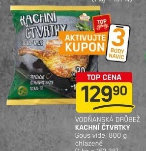 Kachní čtvrtky Sous vide Vodňanská kachna