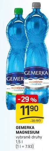 Minerální voda Gemerka