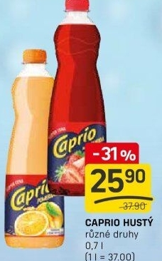 Nápojový koncentrát Caprio hustý