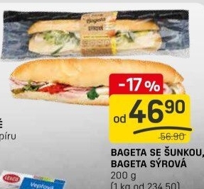 Obložená bageta