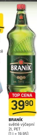 Pivo světlé výčepní 10° Braník