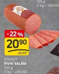 Salám pivní Steinex
